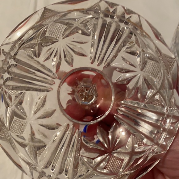 Vintage Crystal Lidded Sugar/Jam Dish - Picture 5 of 5